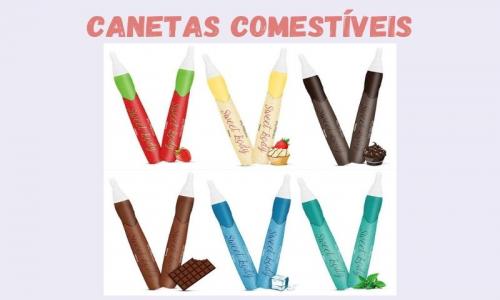 Canetas comestíveis